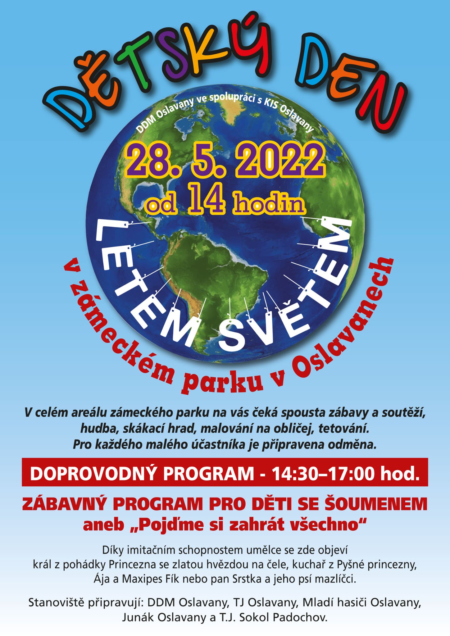 Dětský den v zámeckém parku v Oslavanech 